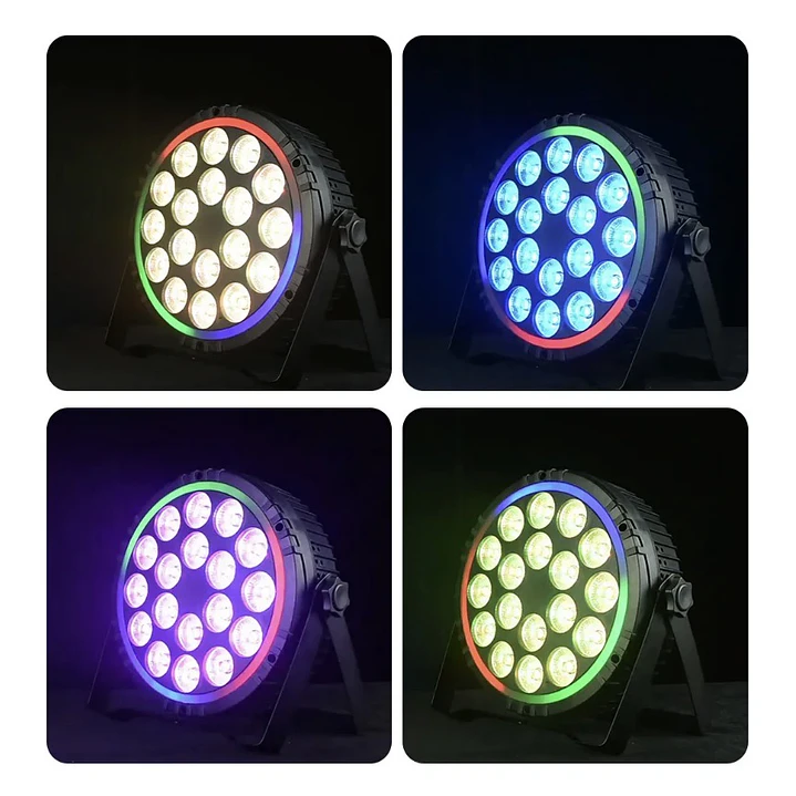 Foco Par Led 18x12 Led Ring RGBW 4 EN 1 2