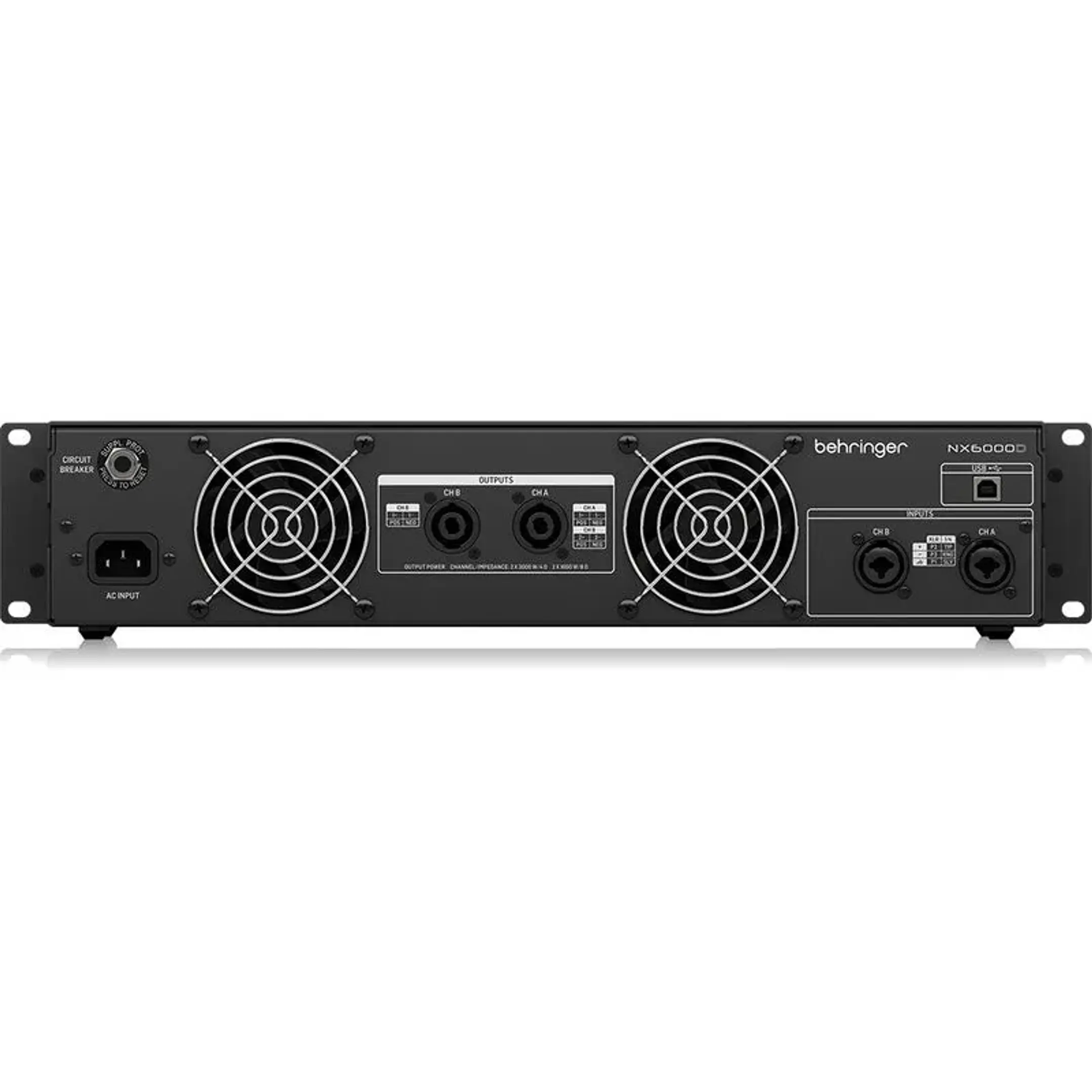 Power digital Behringer NX6000D - 2 x 3000w 2