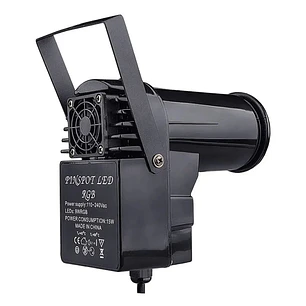 pinspot rgb 15w