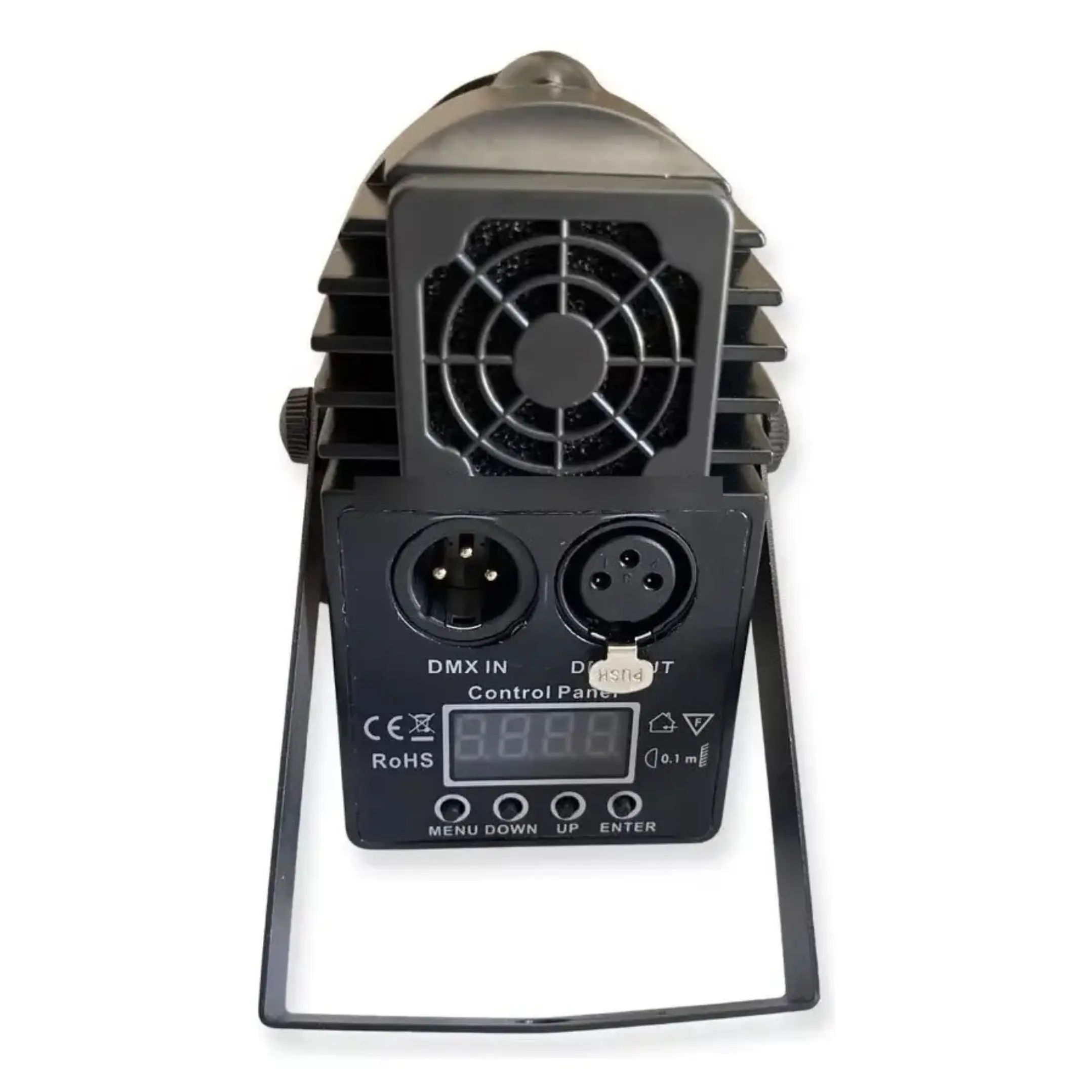 Pinspot Light Black 1x15w RGBW 4IN1 LED CON DMX 2