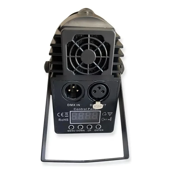 Pinspot Light Black 1x15w RGBW 4IN1 LED CON DMX 2