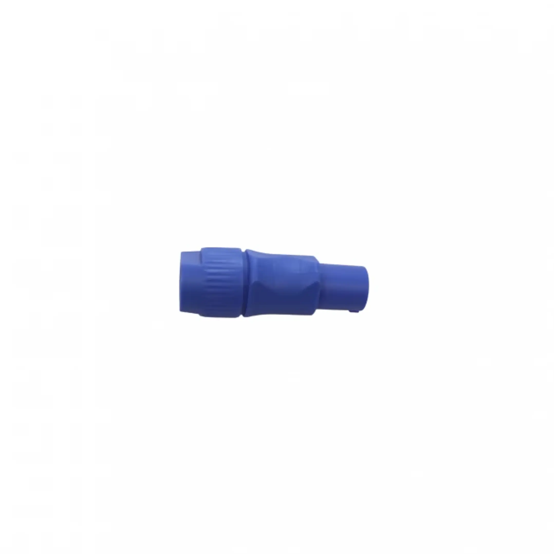 Conector Powercon para montaje en cable color azul 1