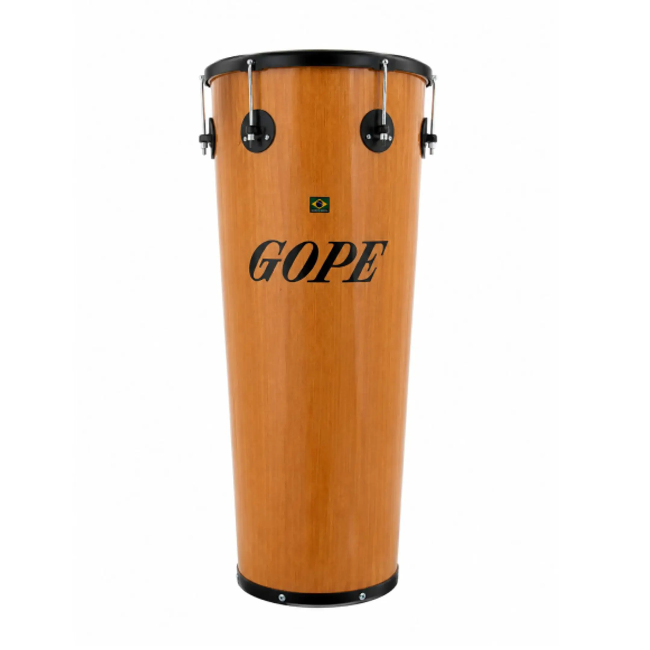 GOPE TIMBAL MADERA 90X14 6 AFINADORES ARO NEGRO 1
