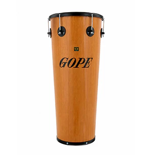 GOPE TIMBAL MADERA 90X14 6 AFINADORES ARO NEGRO