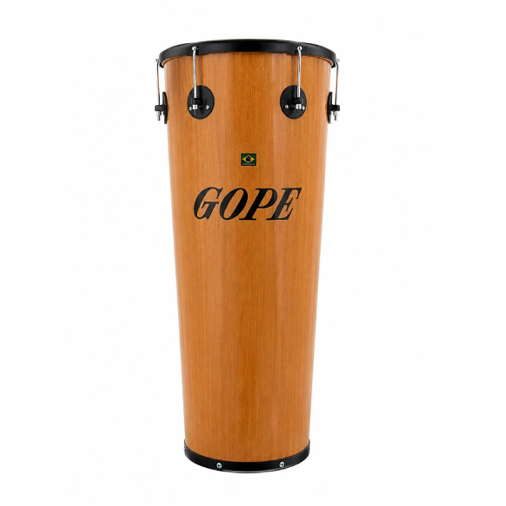 GOPE TIMBAL MADERA 90X14 6 AFINADORES ARO NEGRO 1