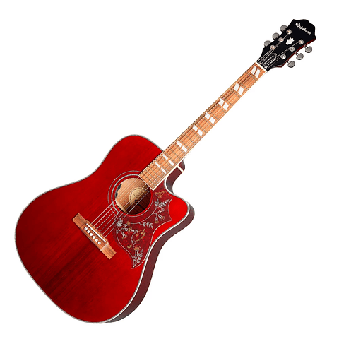 Guitarra electroacústica Epiphone Pro Hummingbird EC Studio Cherry