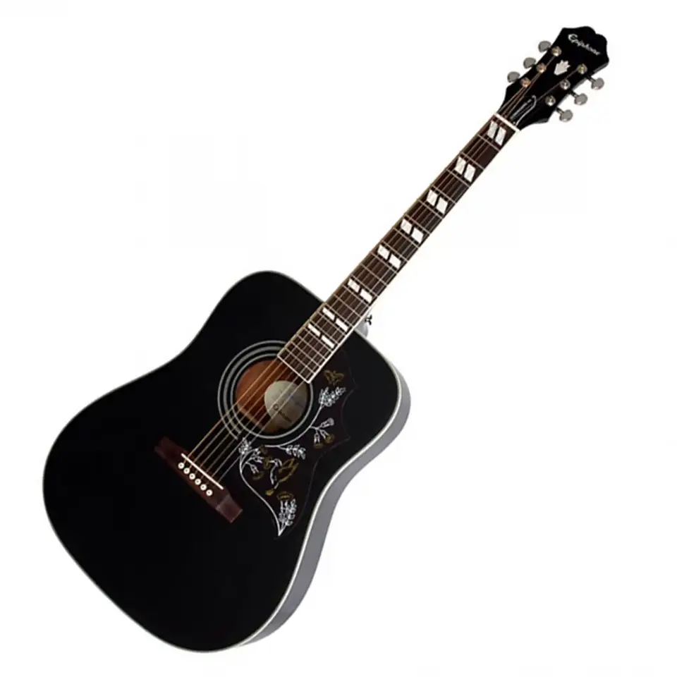 Guitarra Electroacústica Epiphone Hummingbird Studio ebony 1
