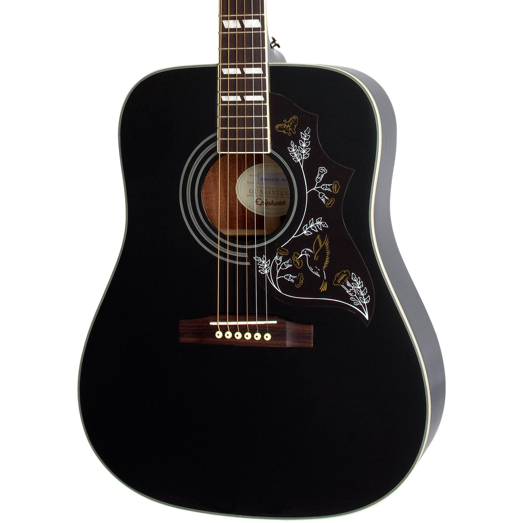 Guitarra Electroacústica Epiphone Hummingbird Studio ebony