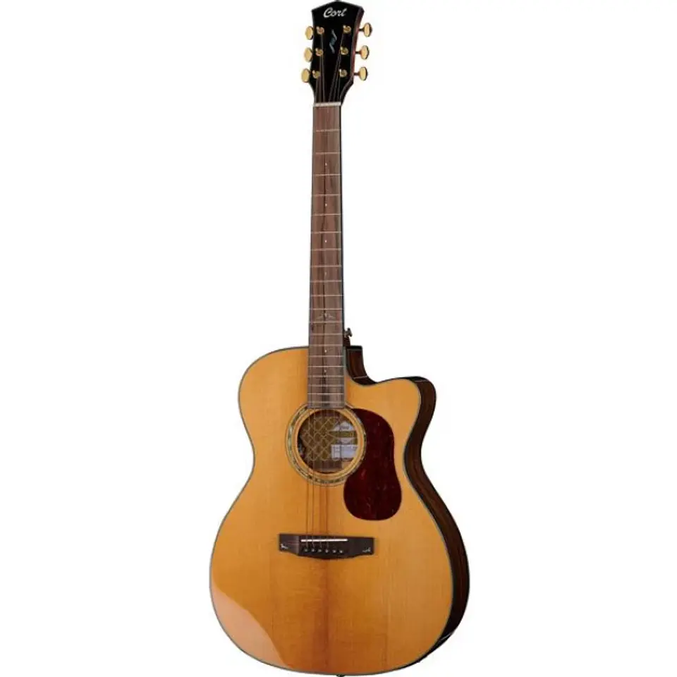 Guitarra Cort Electroacústica Grand Auditorium Bocote Natural 1