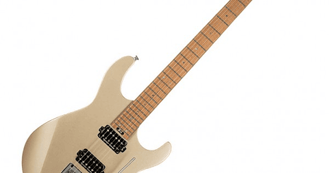 Guitarra eléctrica Cort con doble corte G300 beige