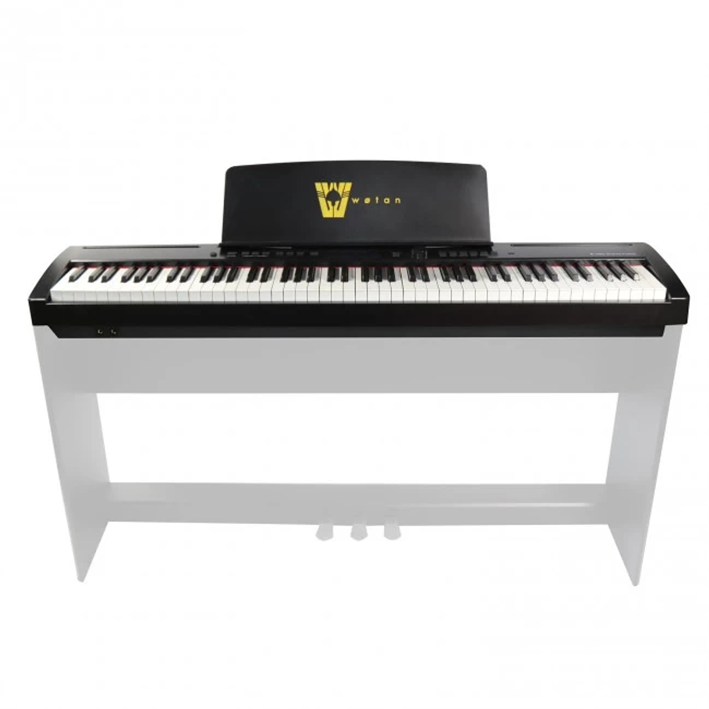Wotan Piano digital eléctrico de 88 teclas sensibles  1