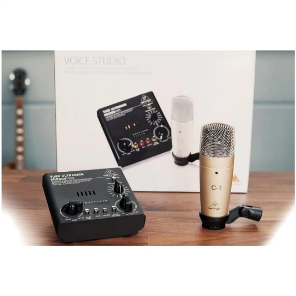 Pack Behringer de Grabación de Estudio con Micrófono y Preamplificador 3