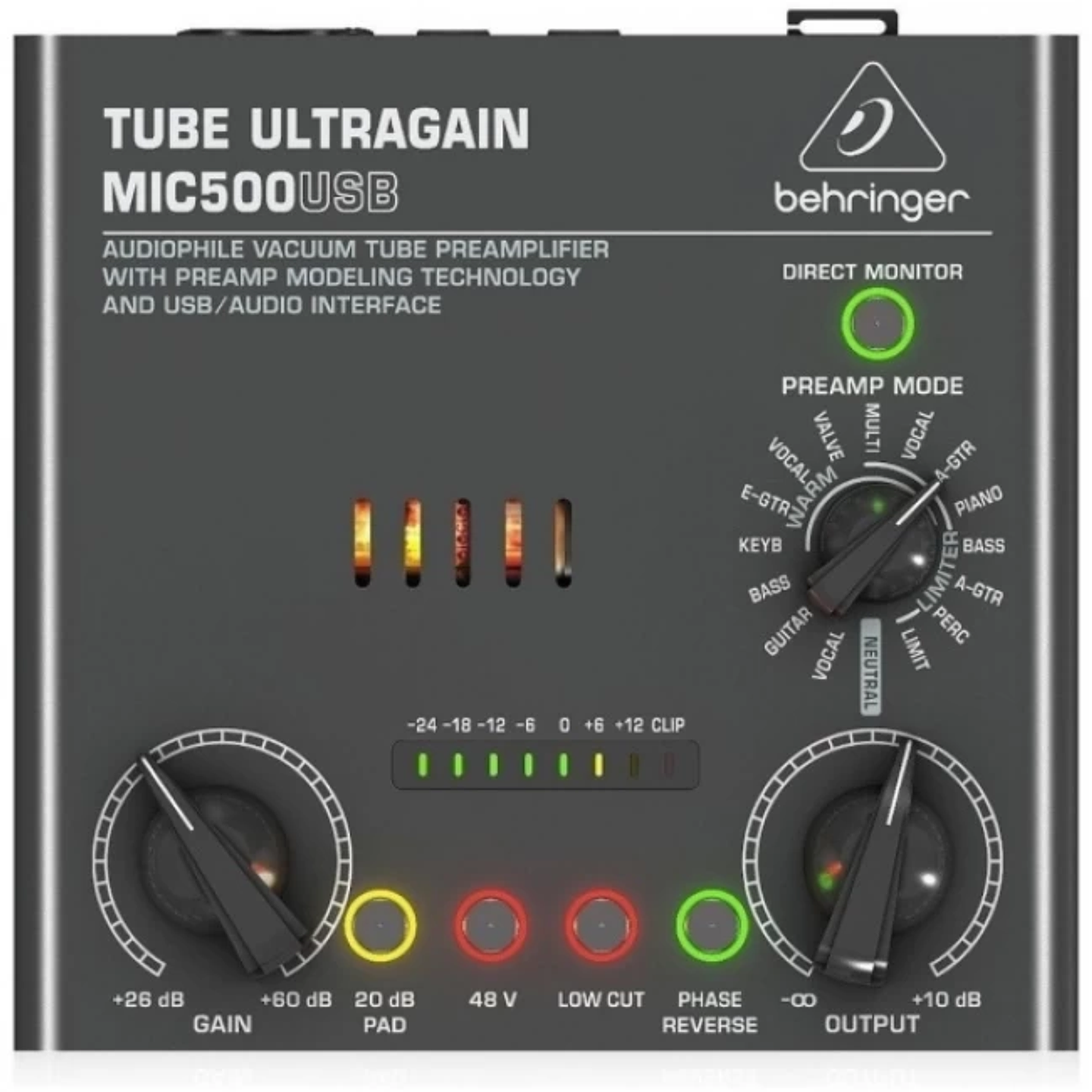Pack Behringer de Grabación de Estudio con Micrófono y Preamplificador 4