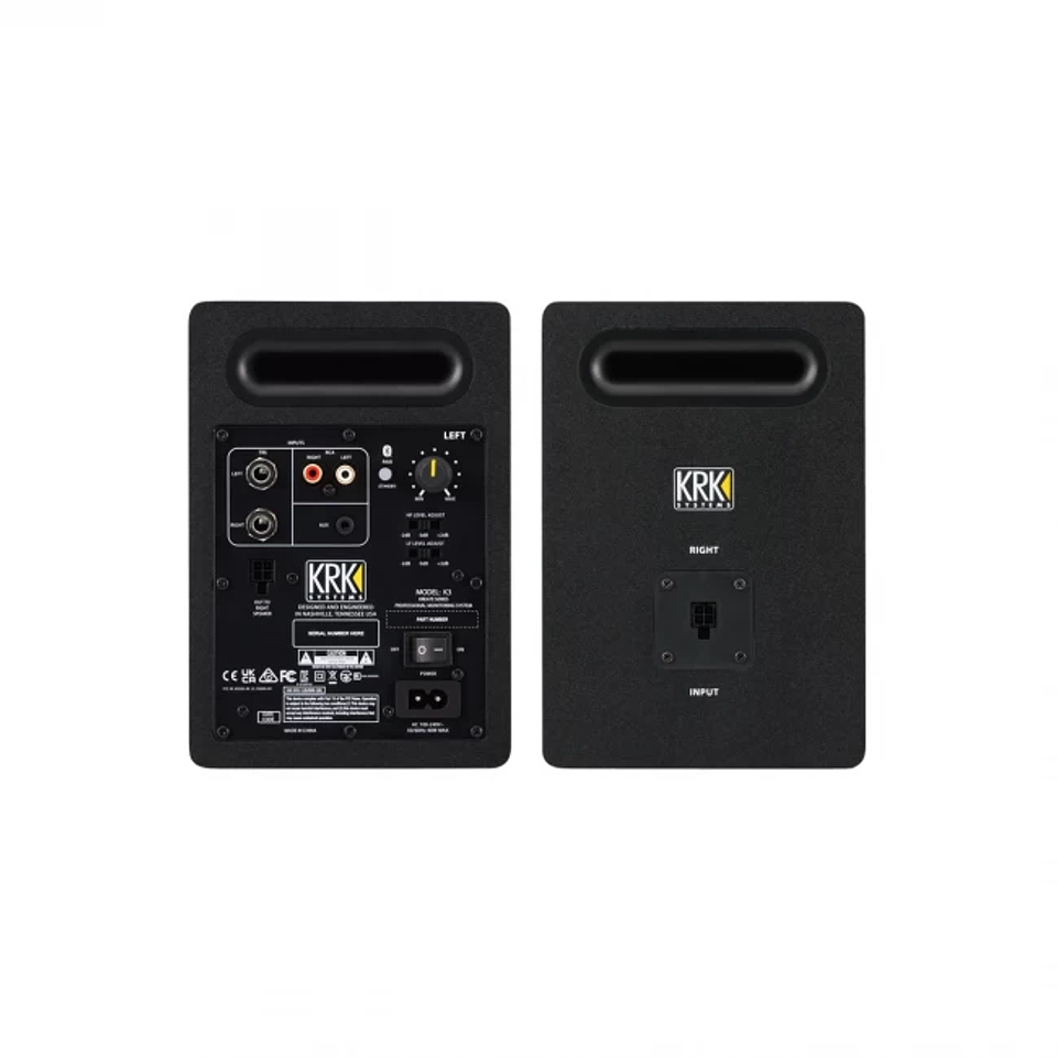 Par de monitores Krk de estudio activos de 3 pulgadas Kreate 3 3