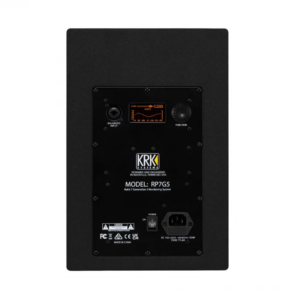 Monitor de estudio Krk activo generación 7 pulgadas y 145 watts 3
