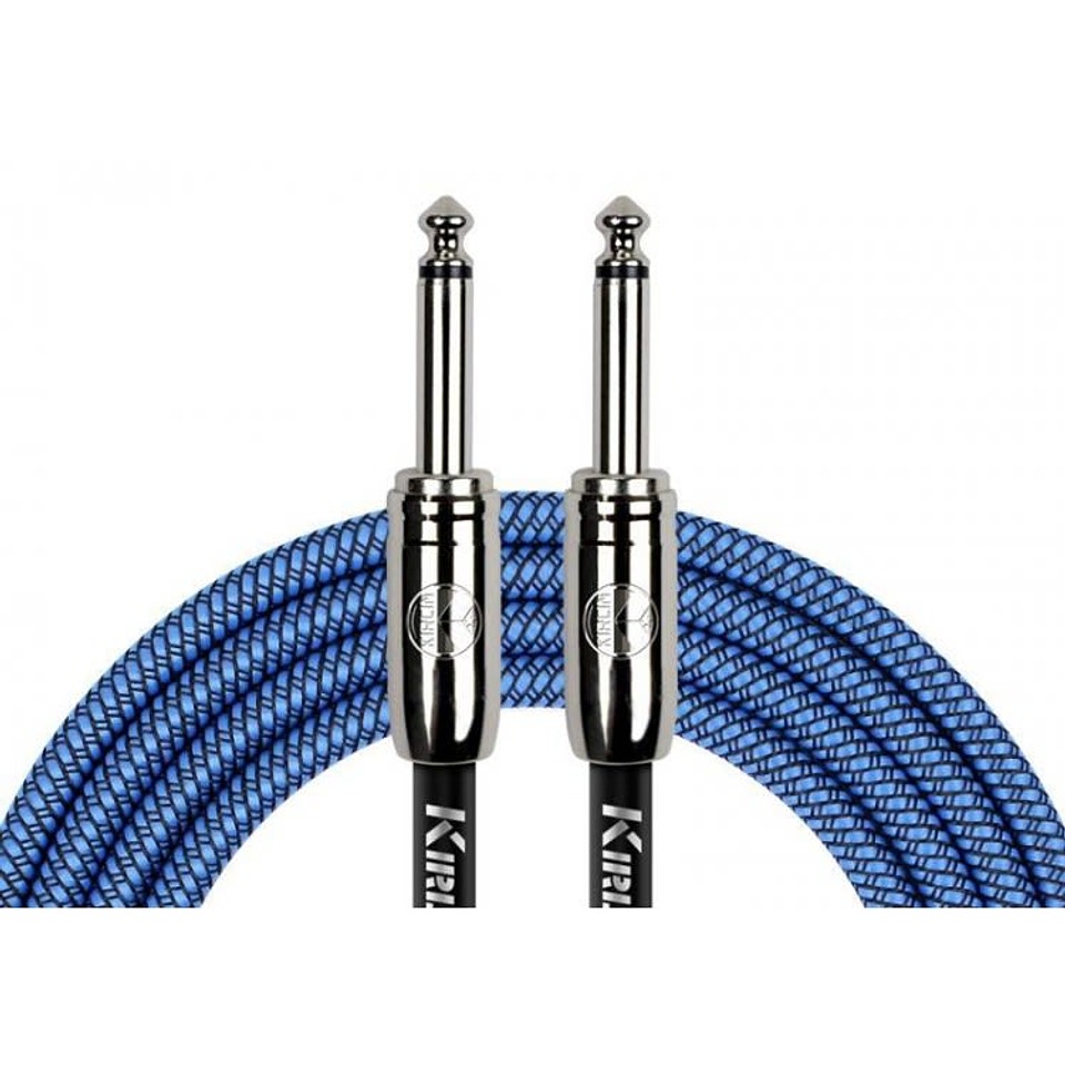Cable Plug Plug Azul Mallado Kirlin 6 metros 1