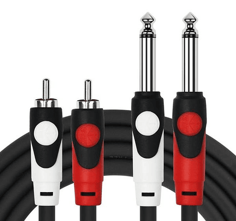 Cable Kirlin RCA a 2 Plug 6.3
