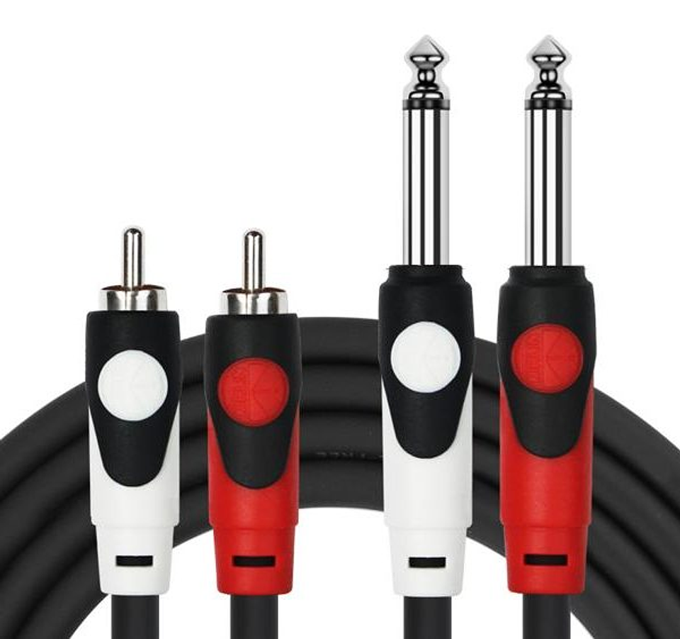 Cable Kirlin RCA a 2 Plug 6.3 1