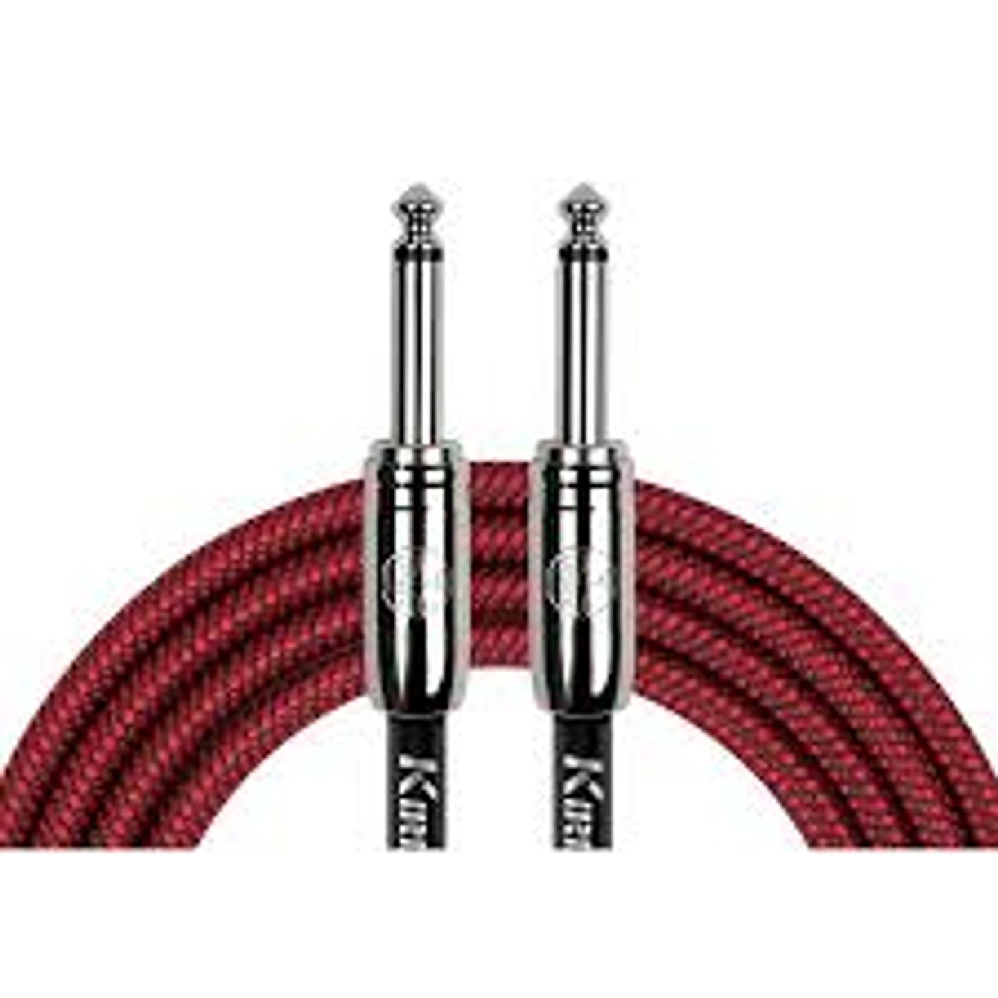 Cable Kirlin Plug a Plug Rojo Mallado 3 Metros 1