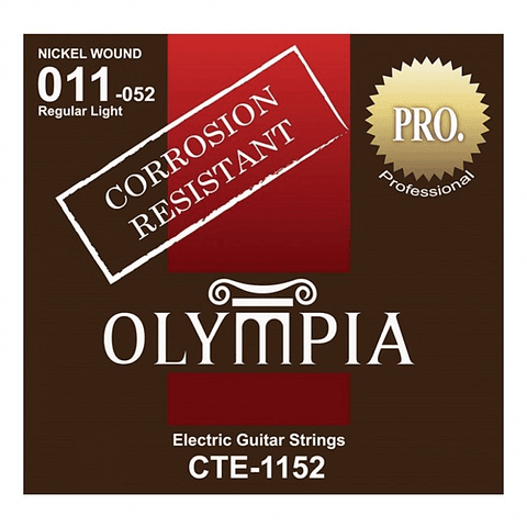 Cuerdas de Guitarra Olympia Electrica Calibres 11-52