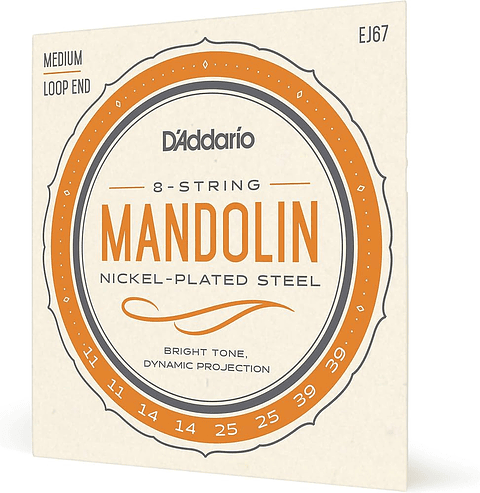 D'ADDARIO cuerdas de Mandolina 8 cuerdas 011-039