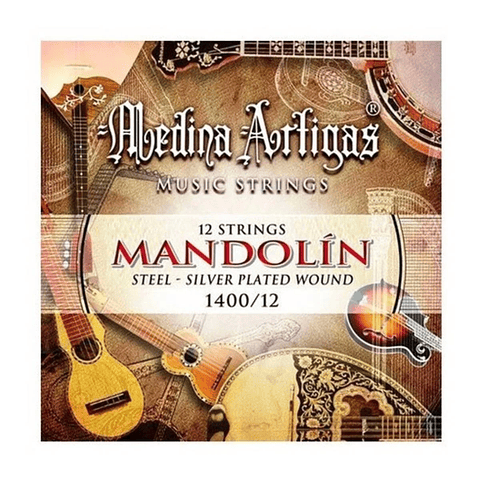 Medina Artigas 1400-12 Encordado mandolina 12 cuerdas