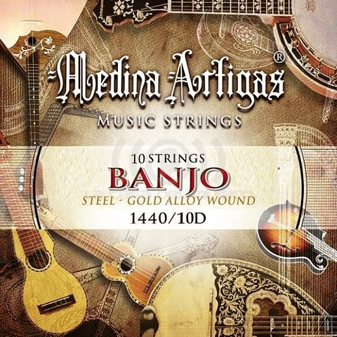 Medina Artigas Encordado Banjo 10 Cuerdas