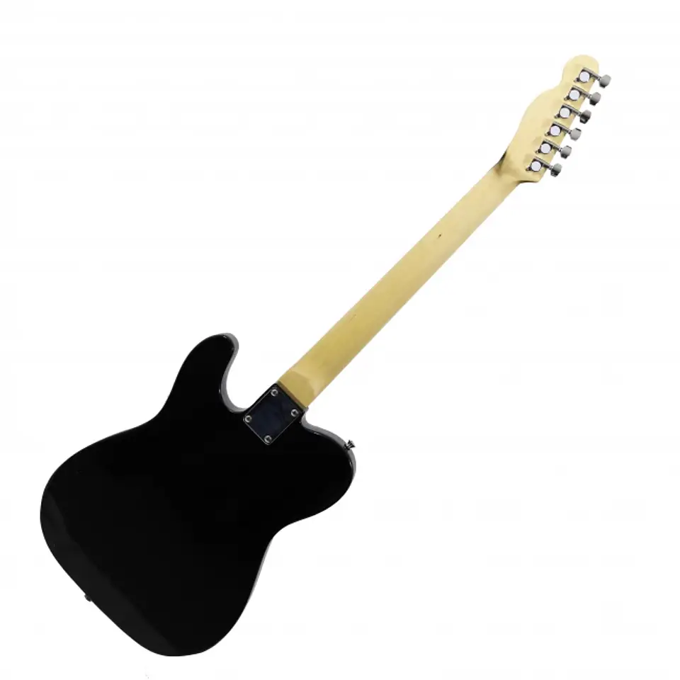 Guitarra eléctrica Wotan Telecaster color negro 2