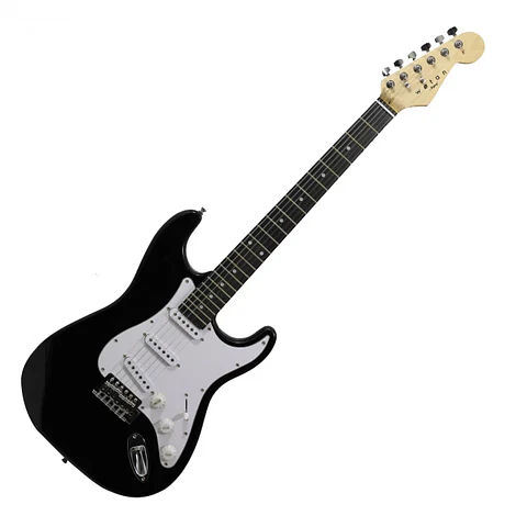 Guitarra eléctrica Wotan Stratocaster color negro
