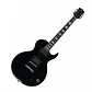 Guitarra eléctrica Wotan tipo LP color negro - Miniatura 1