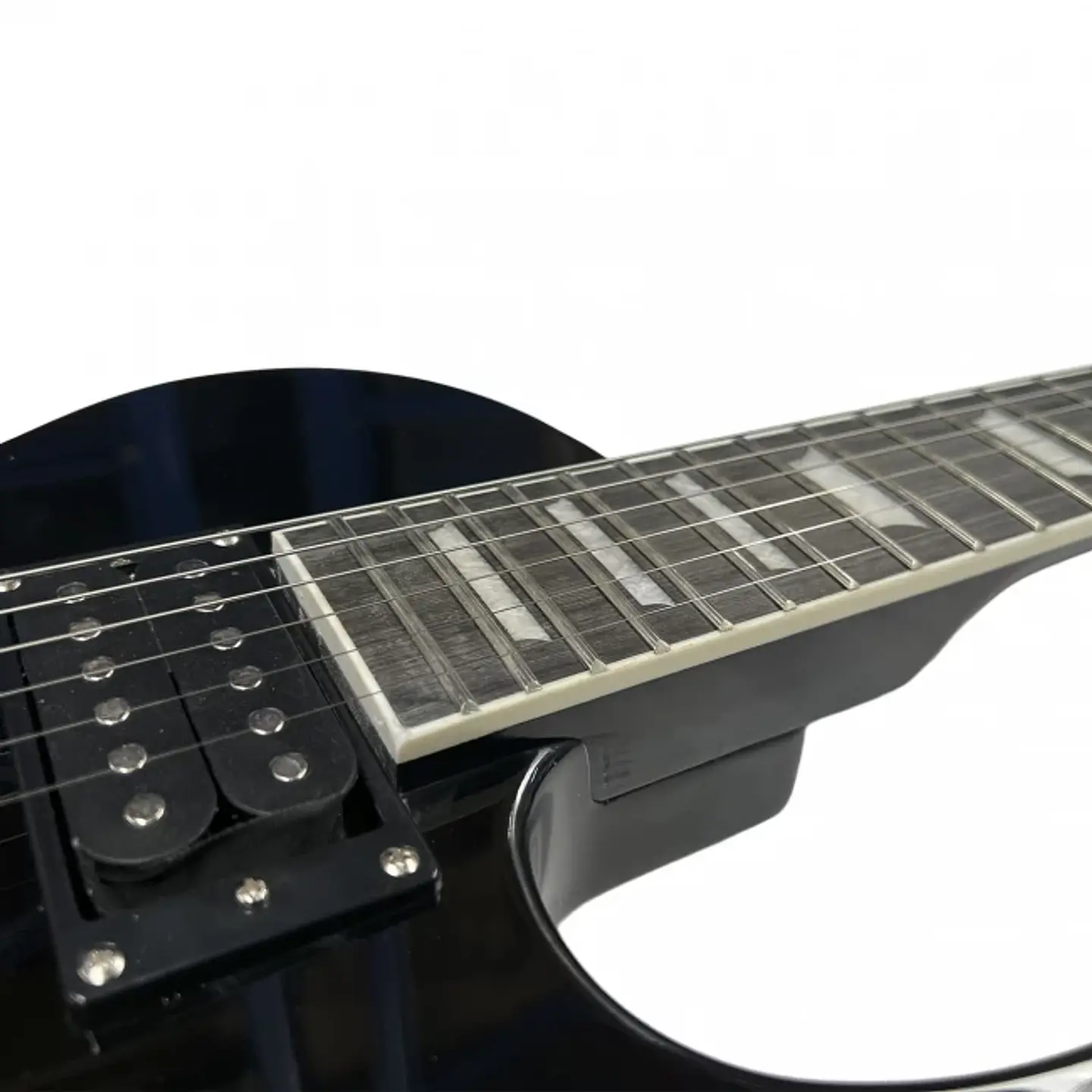 Guitarra eléctrica Wotan tipo LP color negro 4