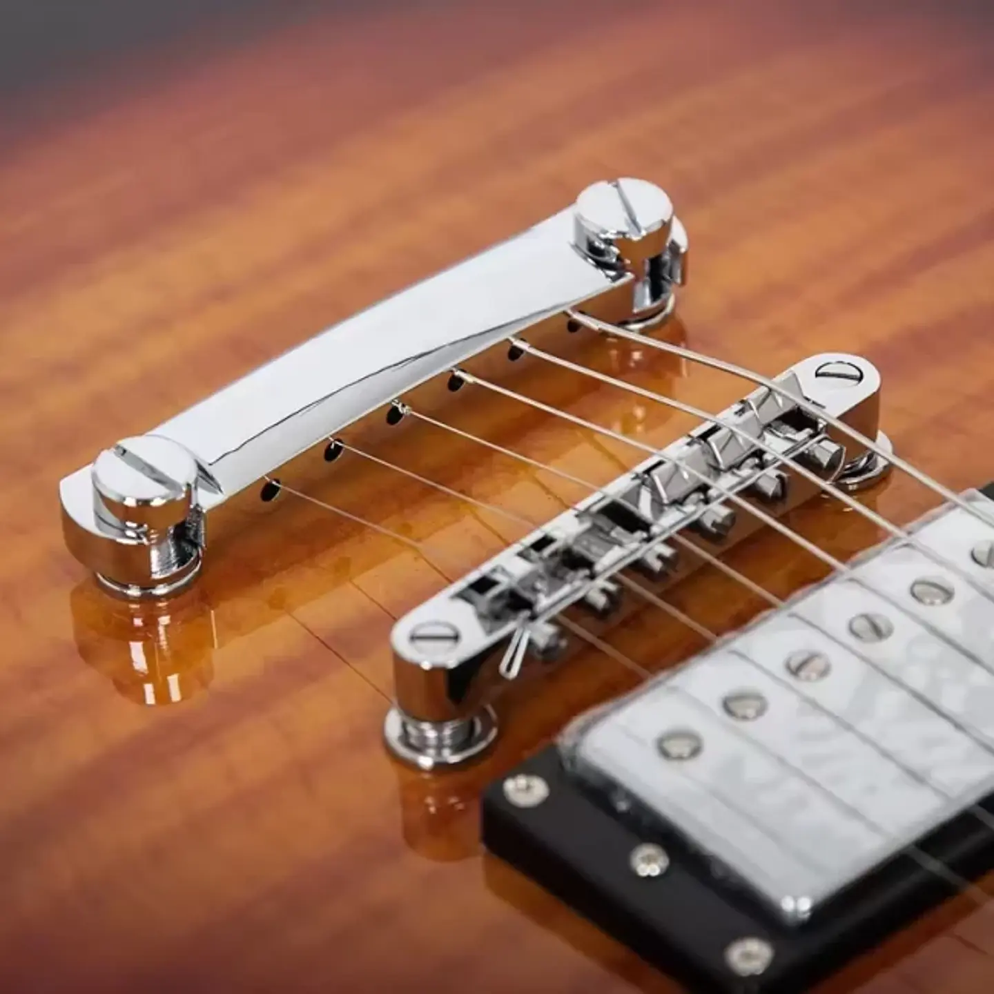 Guitarra eléctrica tipo LP Vintage Sunburst 5