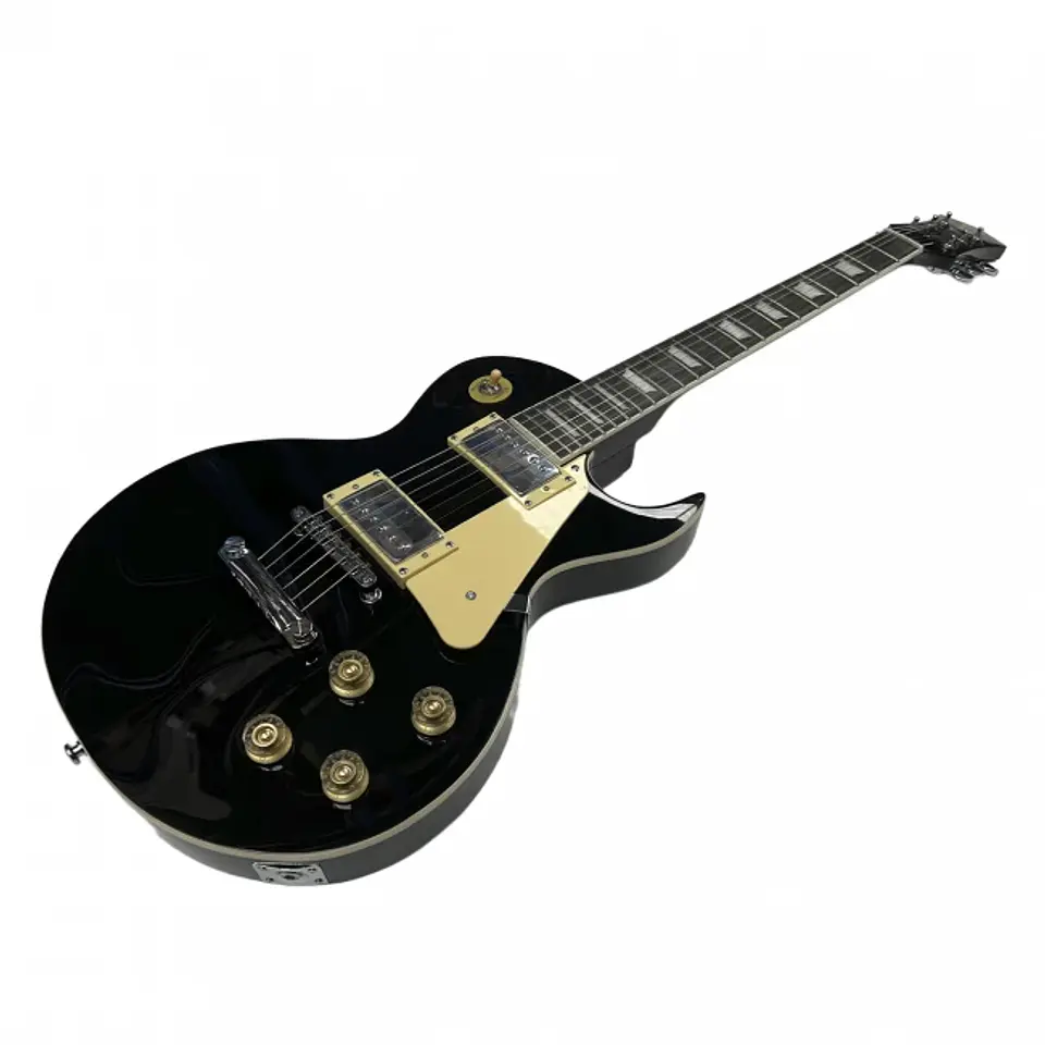 Guitarra eléctrica Wotan Tipo LP color negro 3