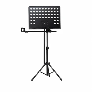 Atril de Partituras con Soporte para Micrófono