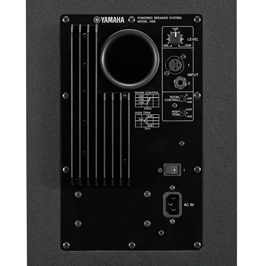 Par de Monitores de Estudio Yamaha HS8 Biamplificado 3