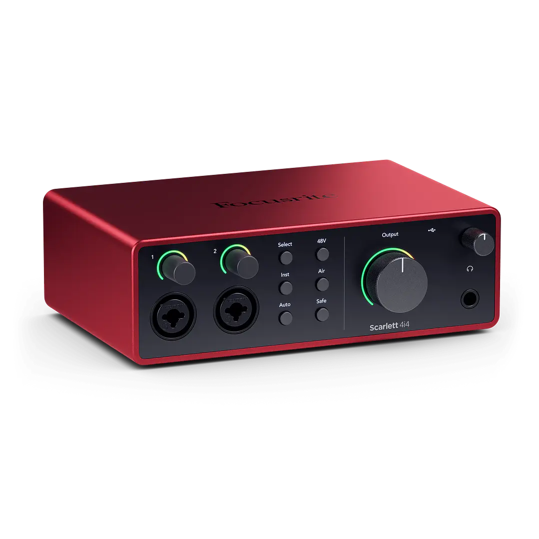 Focusrite Scarlett 4i4 4th Gen - Interfaz de Audio USB-C para Producción Musical 1