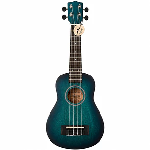 Ukelele Concierto 21” Verde Agua con Funda