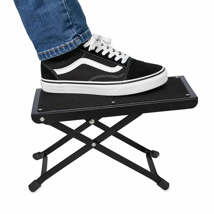 Taburete Apoya Pie para Guitarrista - Altura Ajustable 1