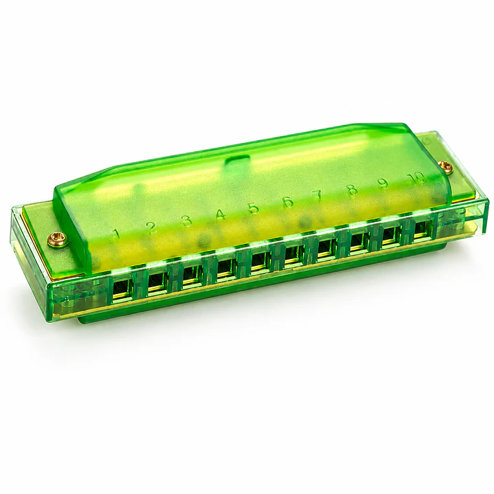 Harmónica Honner Translucent﻿ Verde - Afinación en Do 1