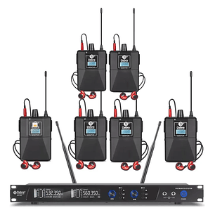 Debra ER202 Wireless In-Ear Monitor (6 receptores)