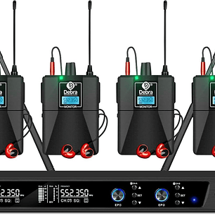 Debra ER202 Wireless In-Ear Monitor (4 receptores)