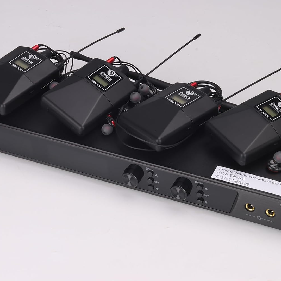 Debra ER202 Wireless In-Ear Monitor (4 receptores) 2