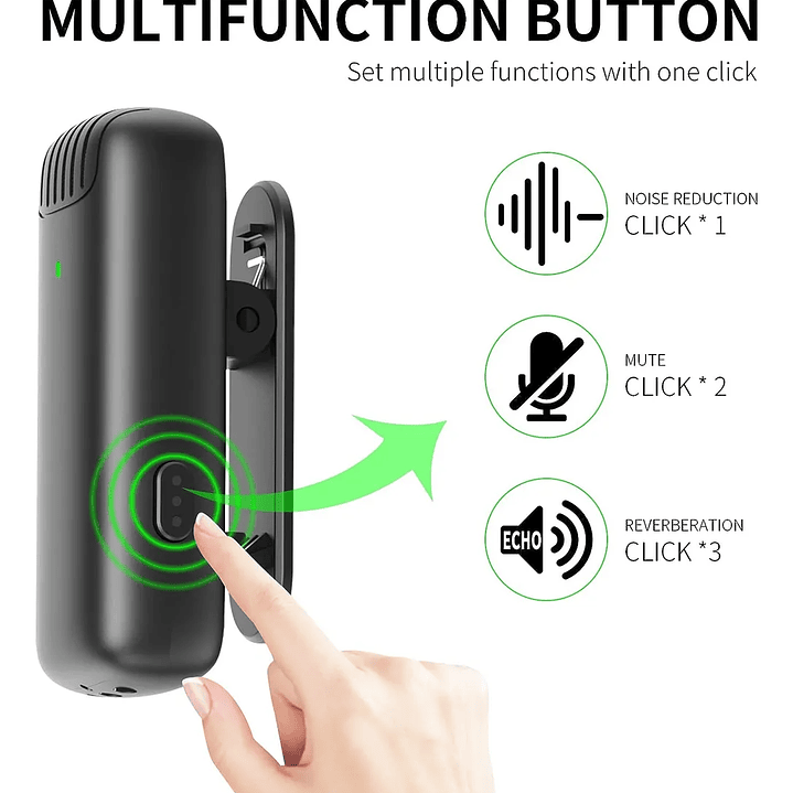 Micrófono Inalámbrico J13 Tipo C para celular 4