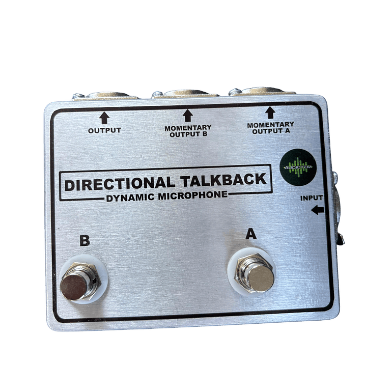 Pedal Talkback Profesional 2 Switch – Comunicación Interna para Música en Vivo 1