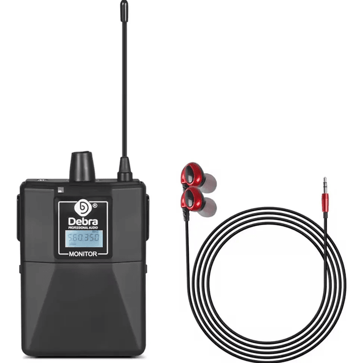 Receptor In Ear Debra Er-102 Bodypack Monitoreo Profesional 2