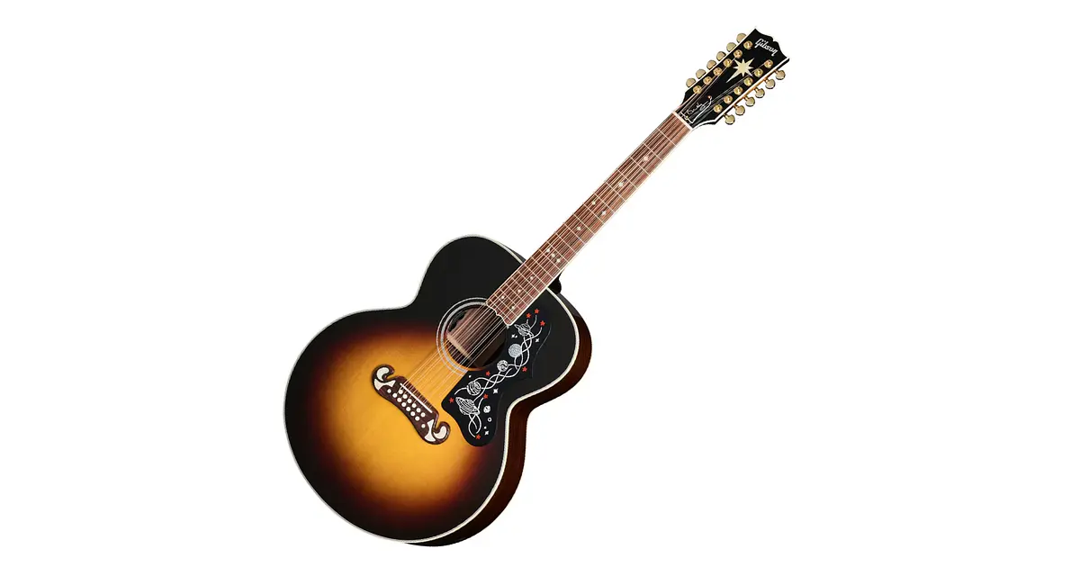Guitarra Electroacústica Epiphone EJ-200 SE 12 Cuerdas con T
