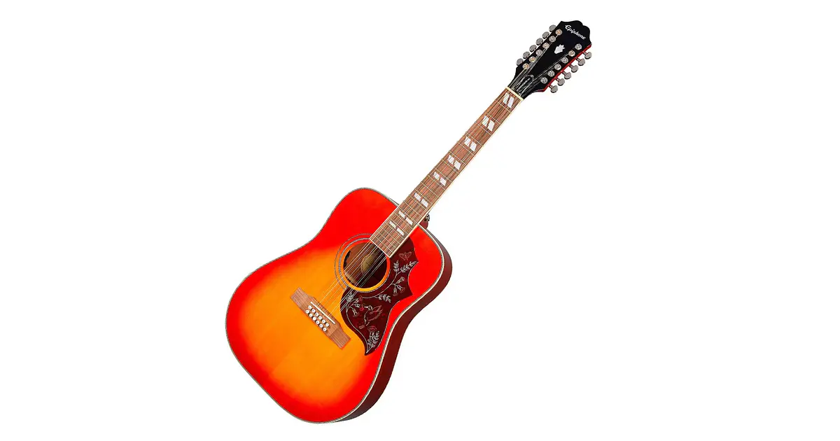 Guitarra Acústica Epiphone Hummingbird Studio Pro 12-String