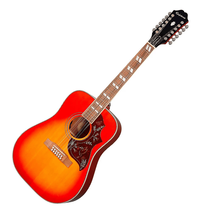 Guitarra Acústica Epiphone Hummingbird Studio Pro 12-String Faded Cherry | 12 Cuerdas 1