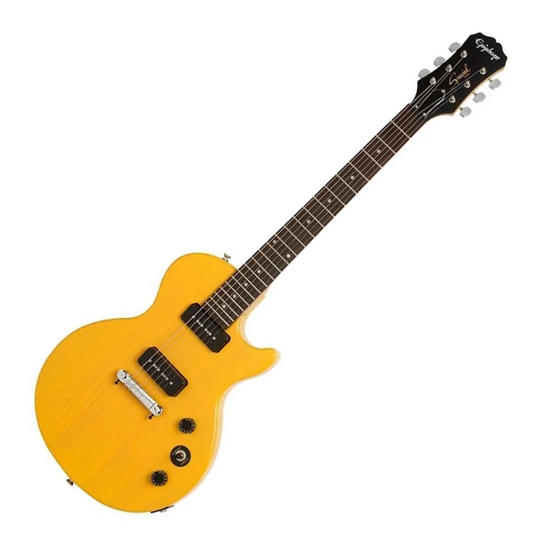 Guitarra Eléctrica Epiphone Les Paul Special I P-90 Amarilla 2