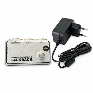 Pedal Talkback para Micrófono Condensador | Comunicación Interna en Vivo + Phantom Power
